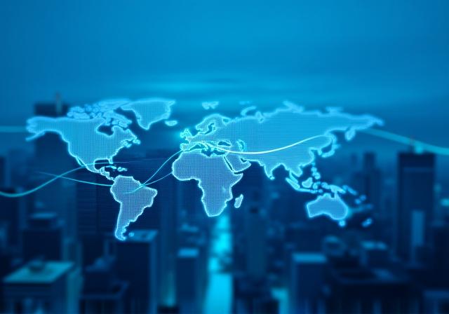 Abstract legal and logistics high-contrast visual